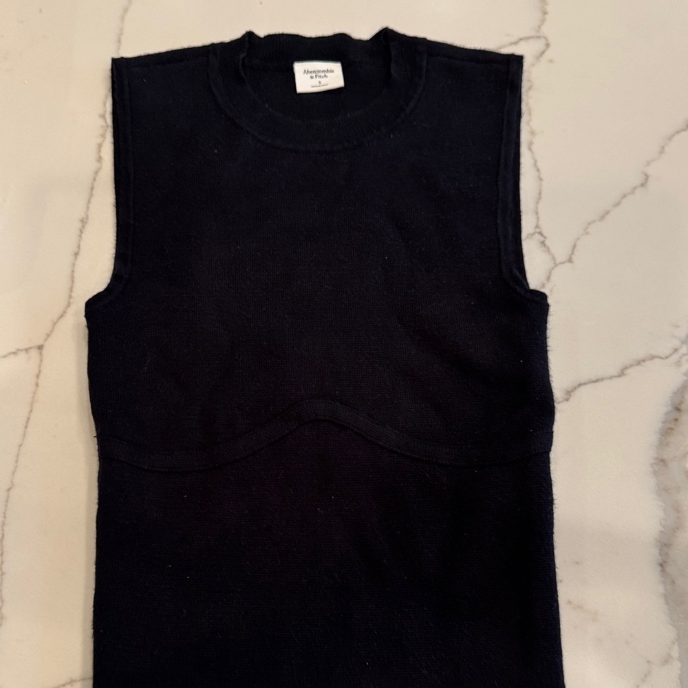 Abercrombie & Fitch Black Knit Top